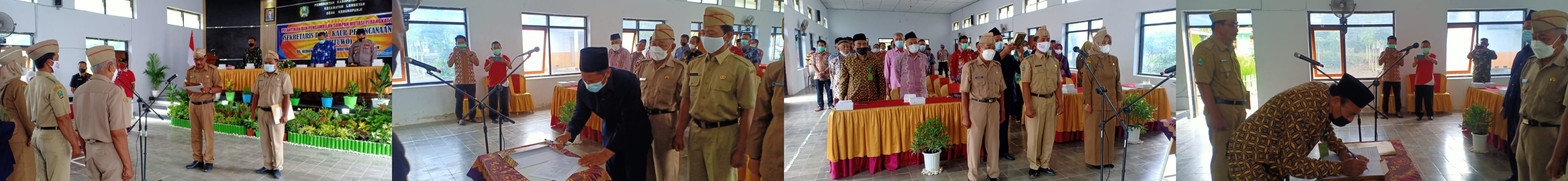 PELANTIKAN MUTASI JABATAN PERANGKAT DESA