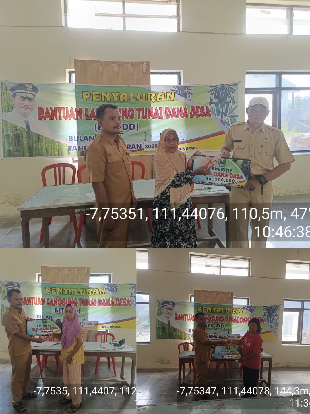 PENYALURAN BLT DD JANUARY-MARET