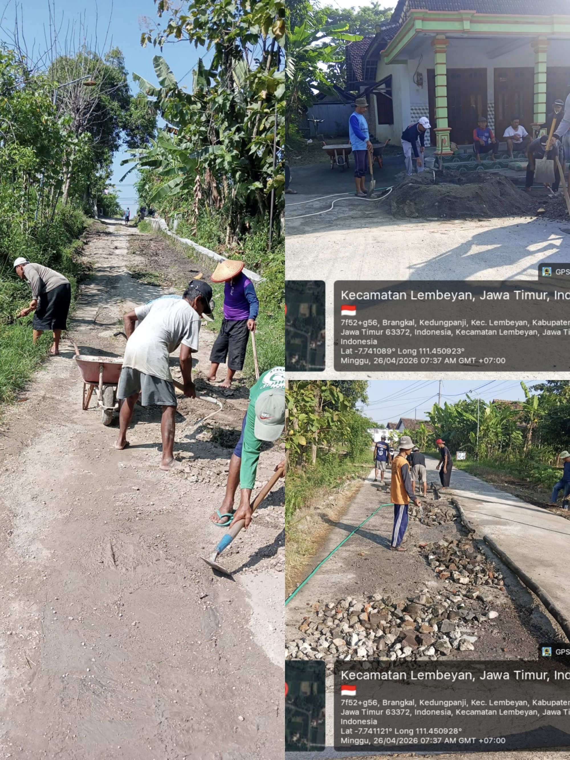 KERJA BAKTI WARGA PANDEYAN BRANGKAL